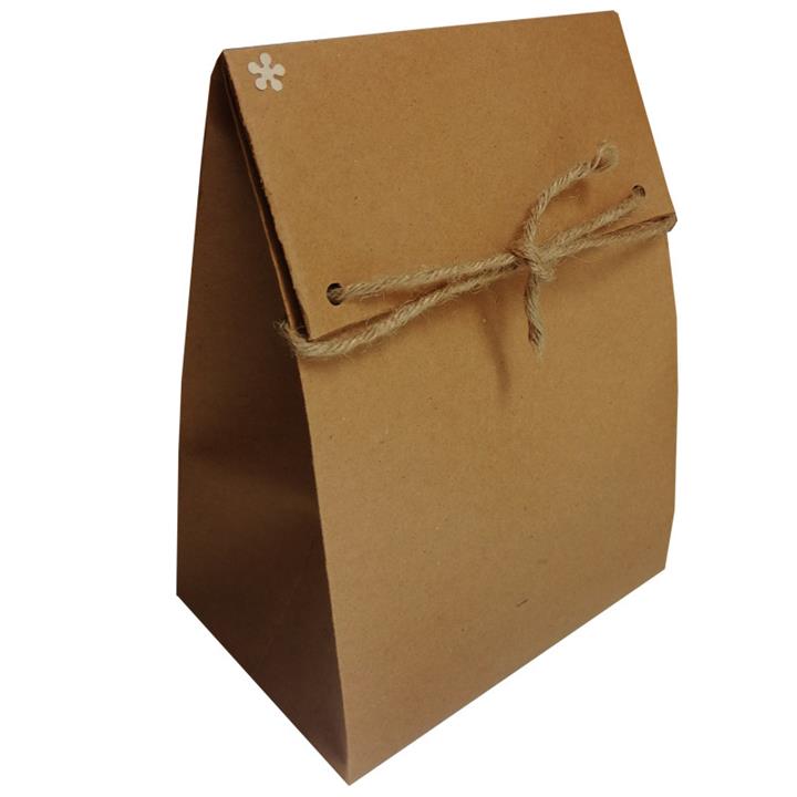 ساک هدیه مدل  کرافت تاشو بسته 25 عددی